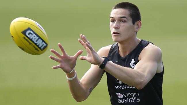 Zac Fisher has a new shorn haircut. Picture: Getty Images