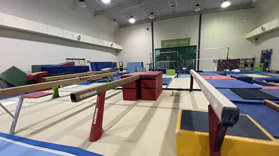 The Gymnastics Queensland High Performance Centre at Chandler's Sleeman Sports Complex.