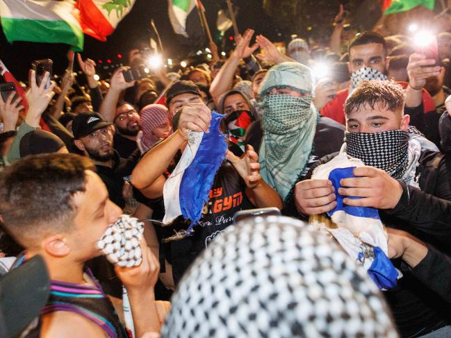 Pro-Palestine supporters converged on the Sydney Opera House forecourt less than two weeks ago. Picture: David Swift