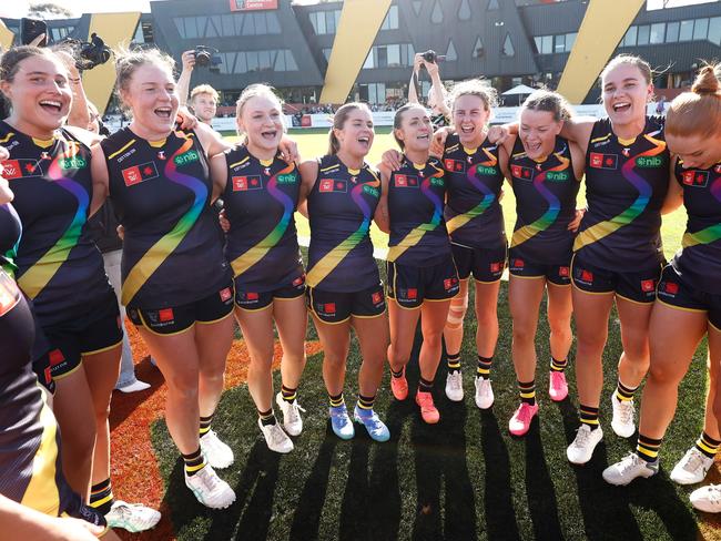 Richmond moved back inside the top four with a win over Geelong. Picture: Getty Images