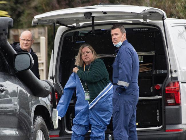 The circumstances surrounding the man’s death are being investigated. Picture: Nicki Connolly