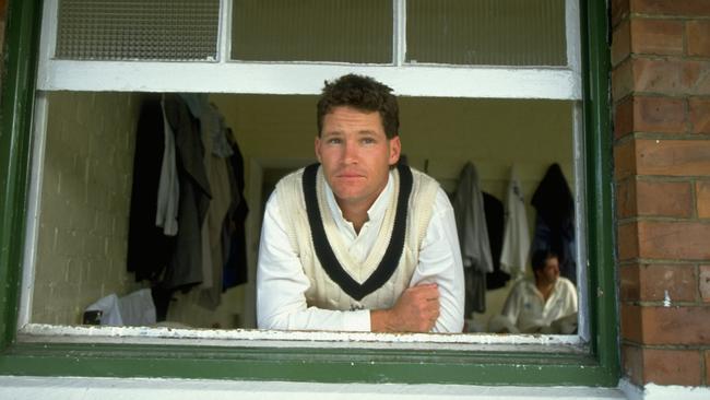 Dean Jones playing for Australia against Durham in 1992. Picture: Chris Cole/Allsport