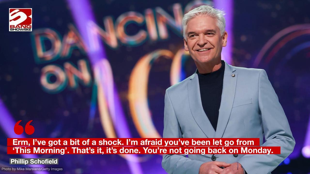 Phillip Schofield says he was ‘fired’ from ITV for ‘someone else’s crime’