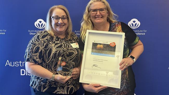 Lismore South Public School principal Larissa Polak and assistant principal Gaye Titcume. Picture: Supplied