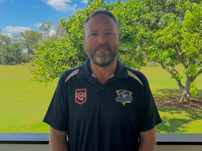 Carl Green, the new coach of the Yeppoon Seagulls senior women's rugby league team.