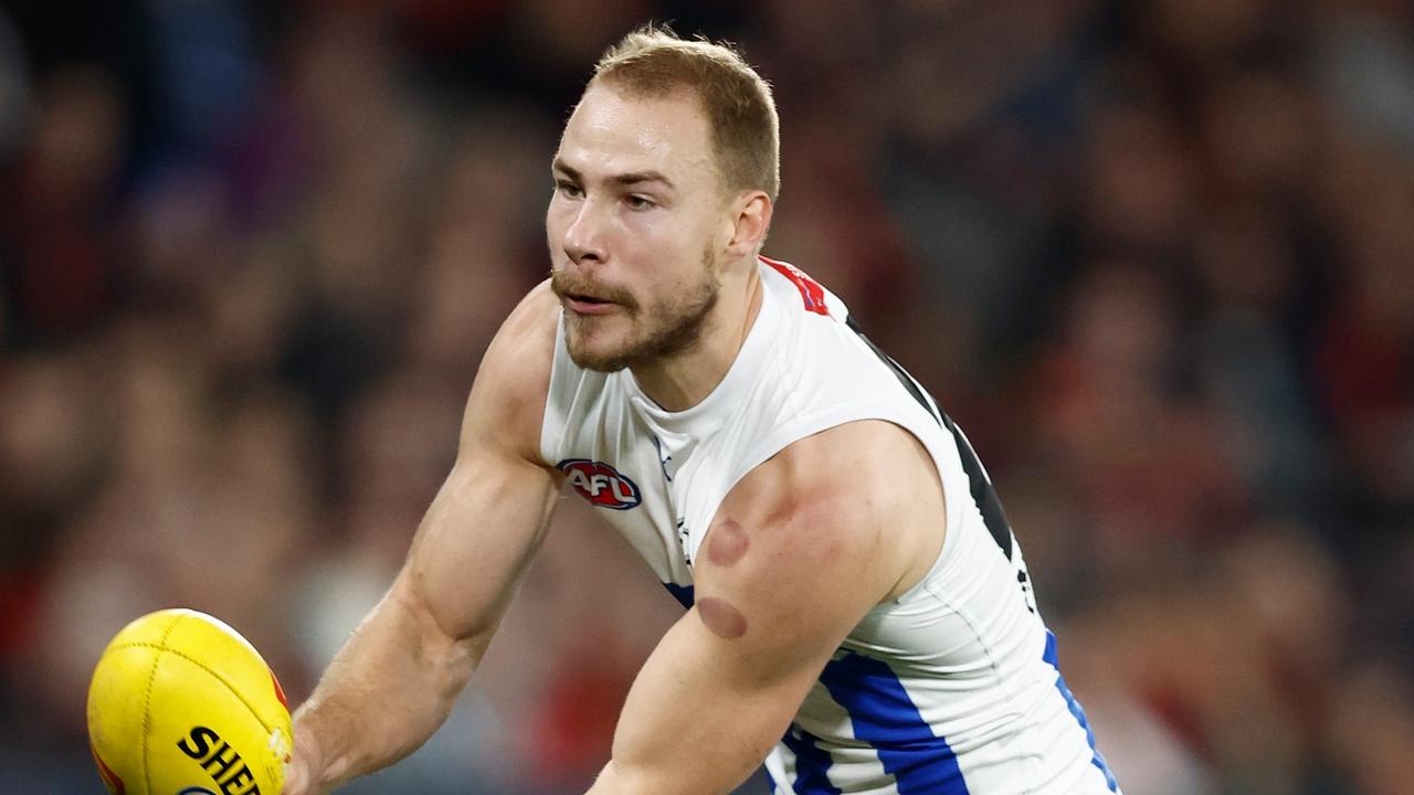 At 202cm, Ben McKay would be a great fit to take on the AFL’s big key forwards – the sort of player Port doesn’t have. Picture: Michael Willson/AFL Photos via Getty Images