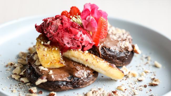 The nutella crumpets look too pretty to eat. Picture: The Edible Image.