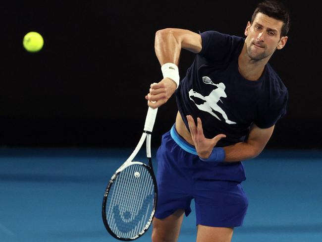 Novak Djokovic was essentially deported for thought crimes. Pictures: AFP