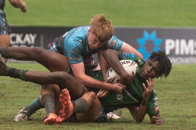 Mackay Cutters vs Townsville Blackhawks Cyril Connell Saturday 22 February 2025 Picture:Michaela Harlow