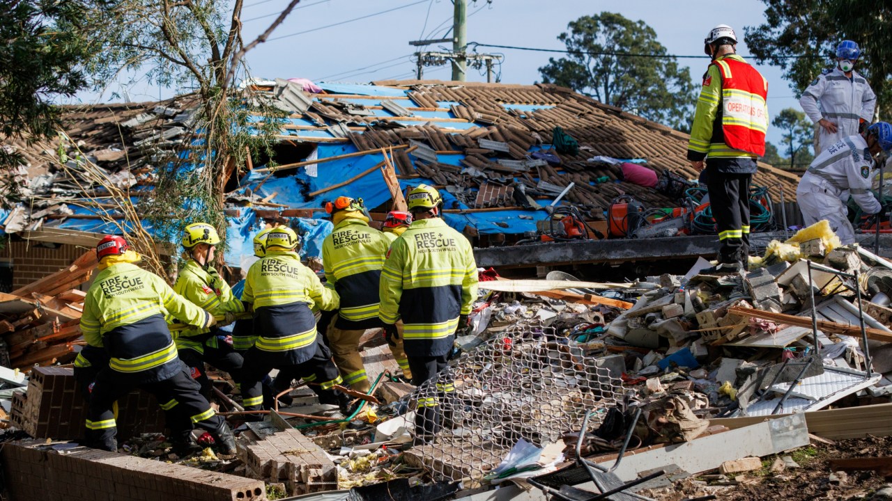 Search continues for person feared trapped after Sydney house explosion