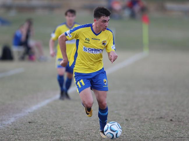 Gold Coast United winger Zander Guy. Picture: Craig Clifford