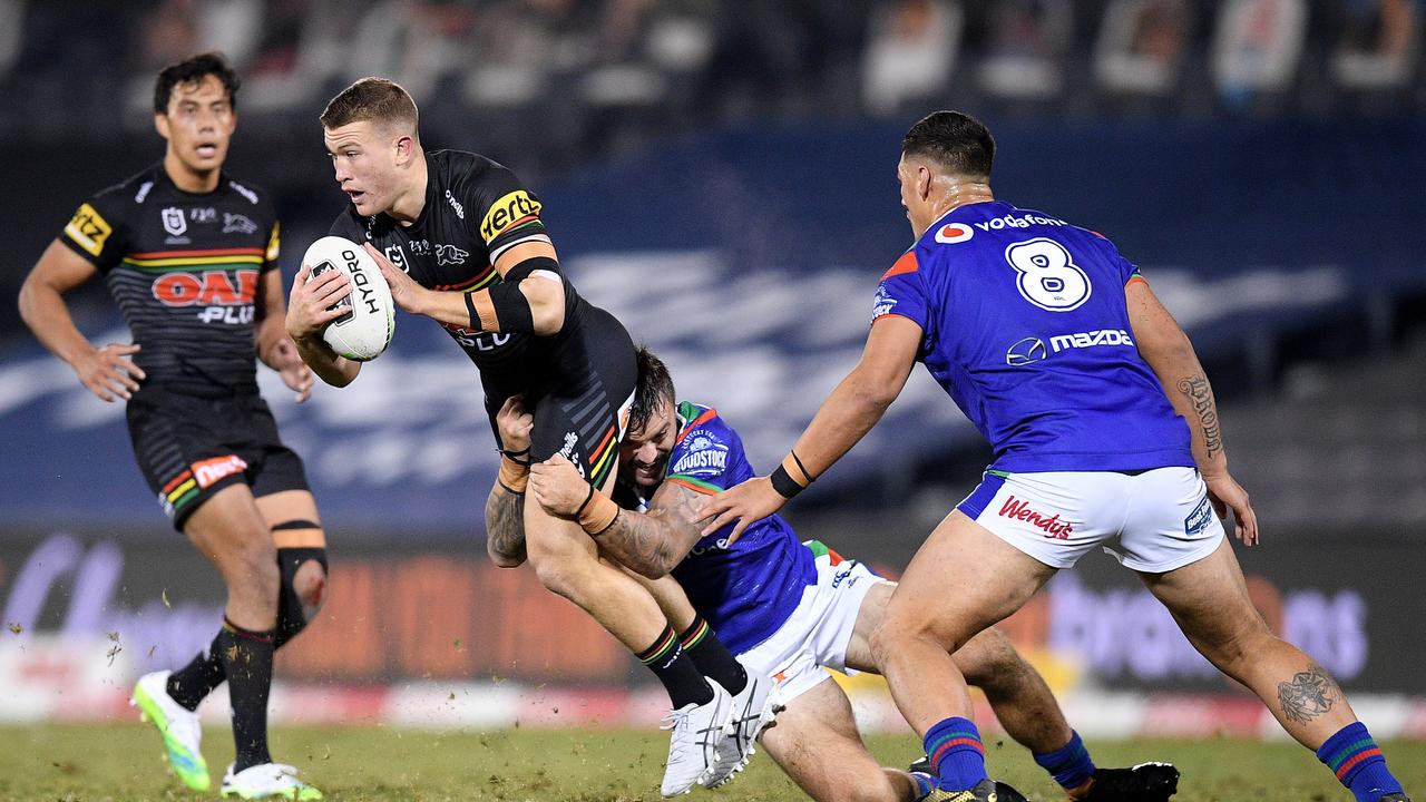 Penrith hooker Mitch Kenny is passionate about his Windsor connections and he wants to make his community proud with a big performance against Melbourne in Thursday’s grand final replay. Picture: AAP Image/Dan Himbrechts.