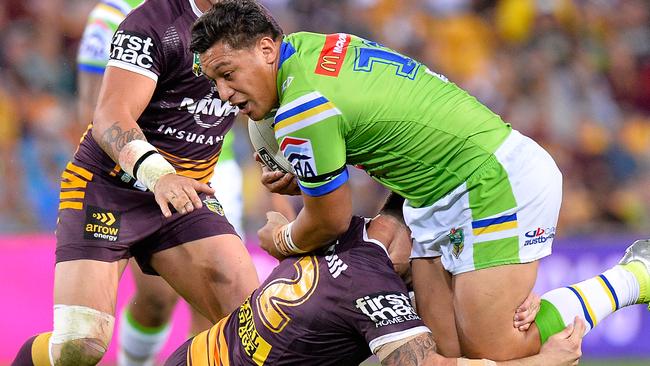 Josh Papalii will be unavailable for the Raiders in Round 18.