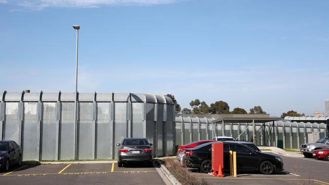 The Parkville youth justice centre. Picture: George Salpigtidis