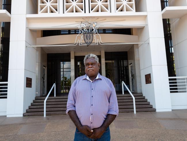 Mulka MLA Yingiya Guyula, pictured in Darwin. Picture: Amos Aikman