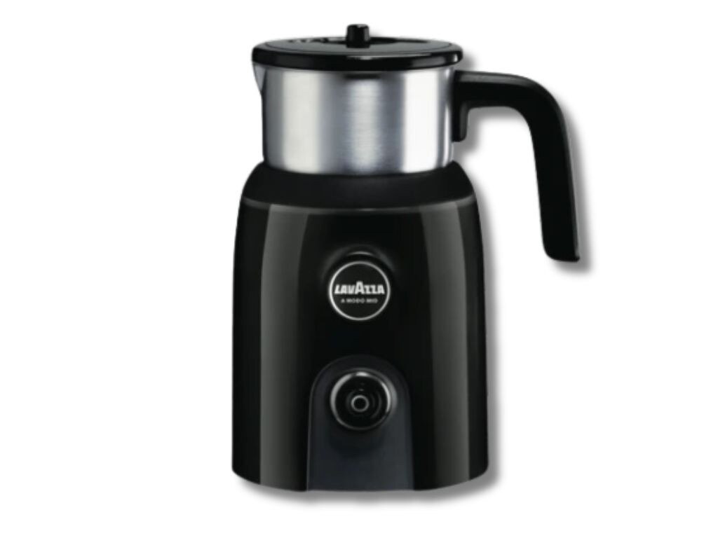 She also ensured to get complete with the process with the Lavazza milk frother. Picture: The Good Guys