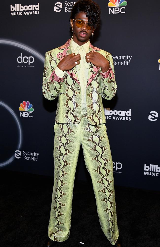 Green rain. Picture: Amy Sussman/BBMA2020/Getty Images for dcp