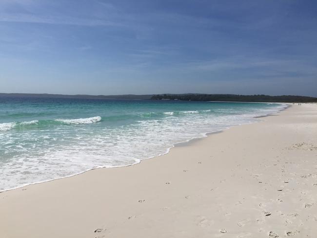 Yes, the sand really is this white at Hyams Beach. Picture: Supplied