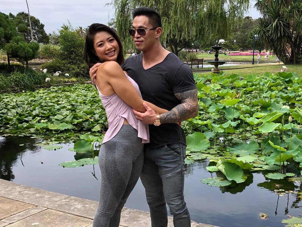 Insta-famous pole dancer Hoang Anh Le aka Dirsy Birdy and husband Julian Lee.