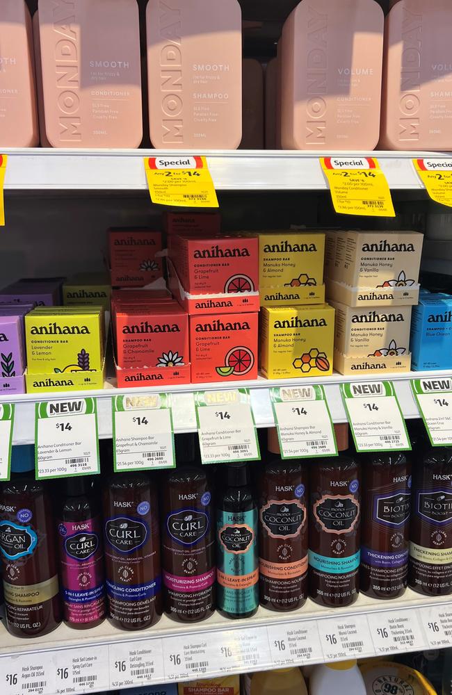 Just one year after launching, the sustainable beauty brand launched in Coles. Picture: Supplied