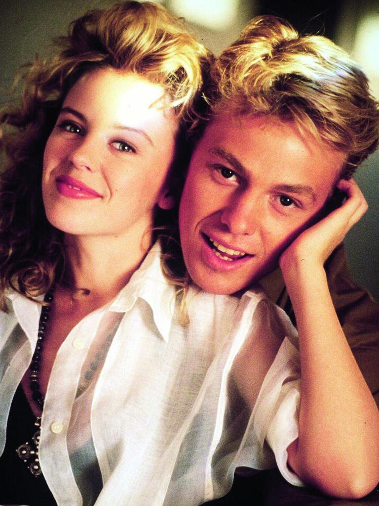 Kylie Minogue and Jason Donovan in Neighbours. Picture: supplied