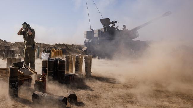 Israeli forces have now encircled Gaza City in preparation of a “significant next phase” of the conflict. Picture: Getty