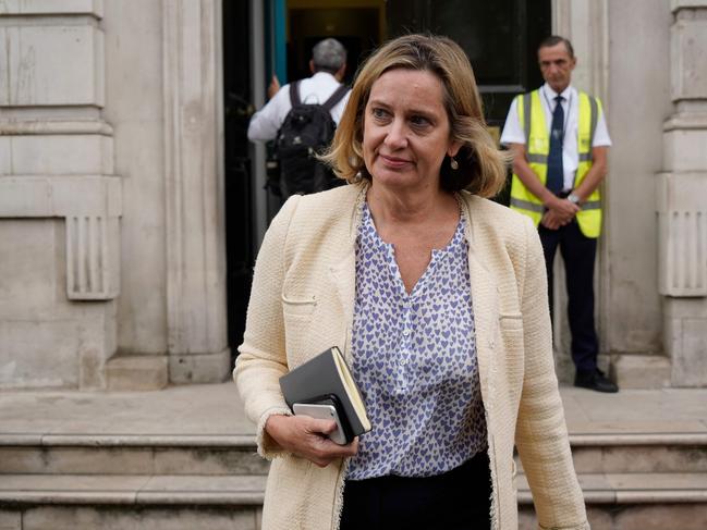 Britain's Work and Pensions Secretary Amber Rudd has dramatically quit. Picture: AFP