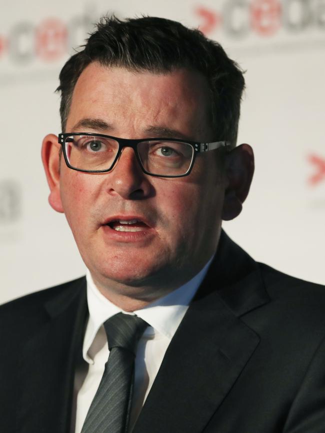 Premier Daniel Andrews dined with John Woodman, director at centre of corruption probe.