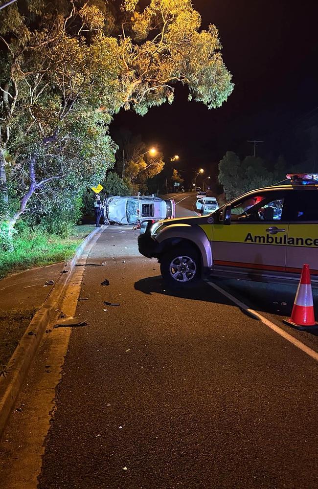 A 15-year-old girl has tragically died and a second teen and woman have been rushed to hospital after their BMW rolled on the Sunshine Coast.