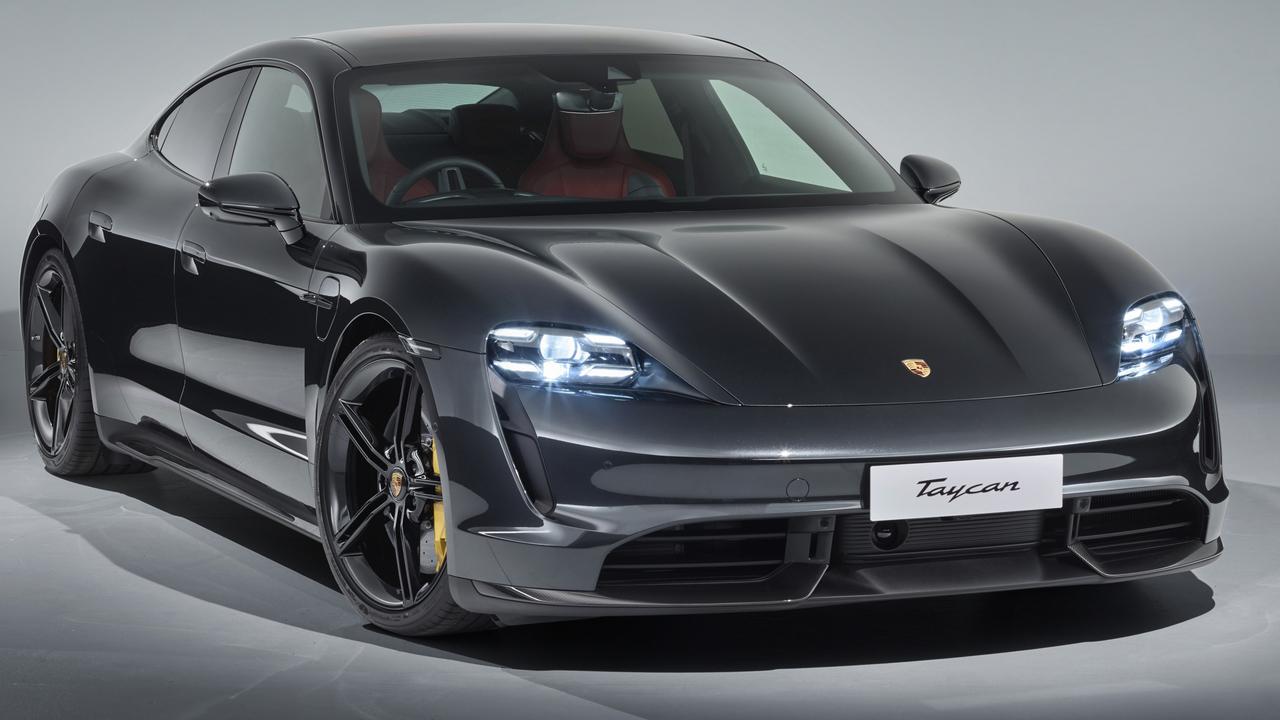 Porsche will take on Tesla with the Taycan electric car from February. Picture: Supplied.