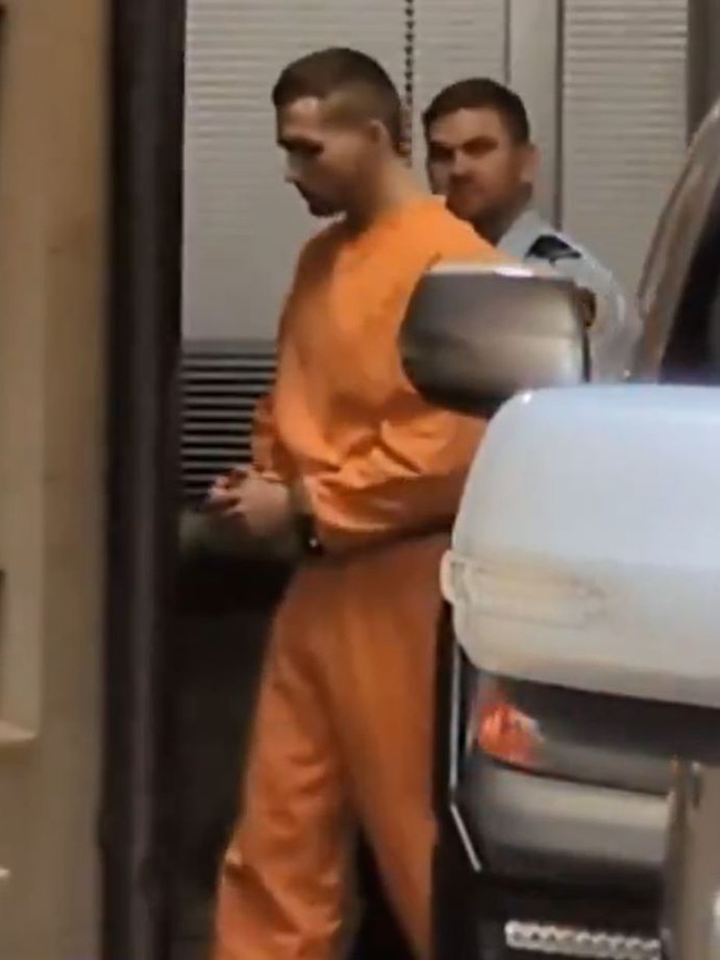 Her ex-boyfriend Tyrone Thompson. Picture: Nine News