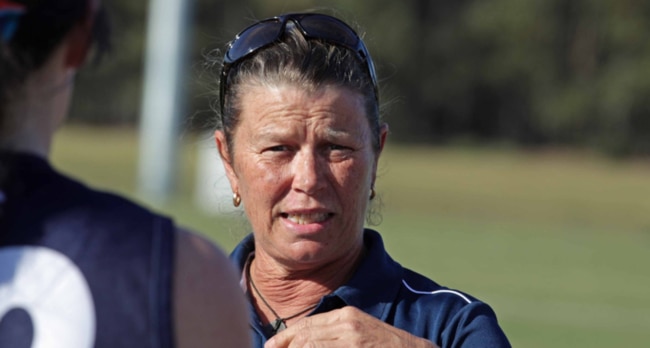 Nicole Graves has been unveiled as the Coolangatta Bluebirds new QAFLW coach. Picture: David Layden