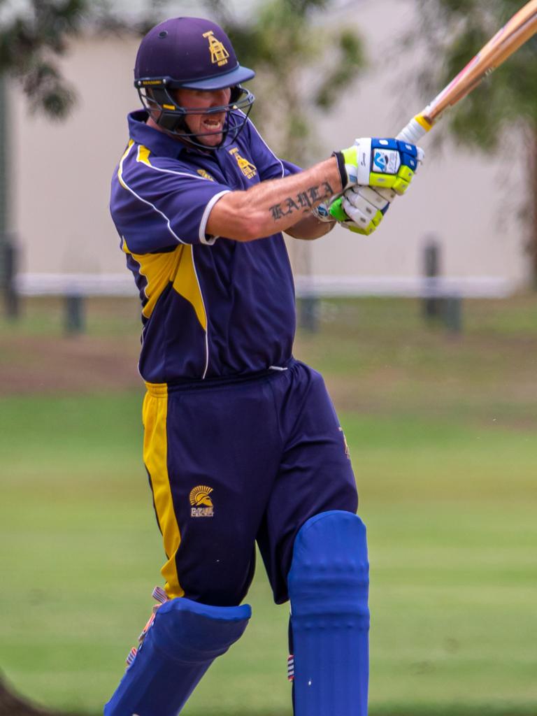 Gympie Gold XI v Caboolture – Gold Steve Brady. Photo: Zahner Photography