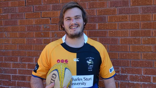 CSU Bathurst player and second-year paramedic student Jack Keppell. Source: Adam Murray