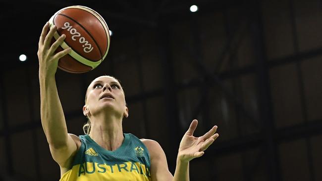 Australia's forward Penny Taylor during her stellar performance against France.