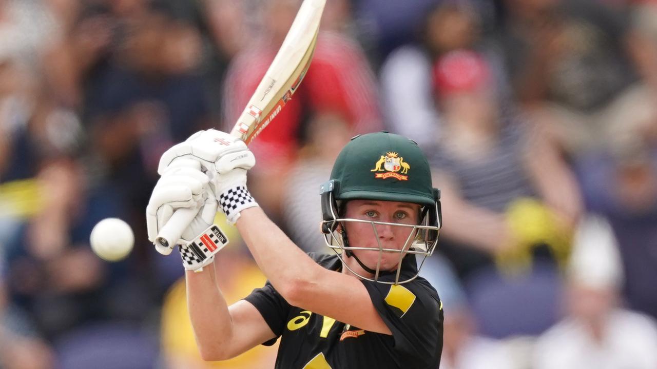 Beth Mooney top scored for Australia. Photo: Scott Barbour/AAP Image.