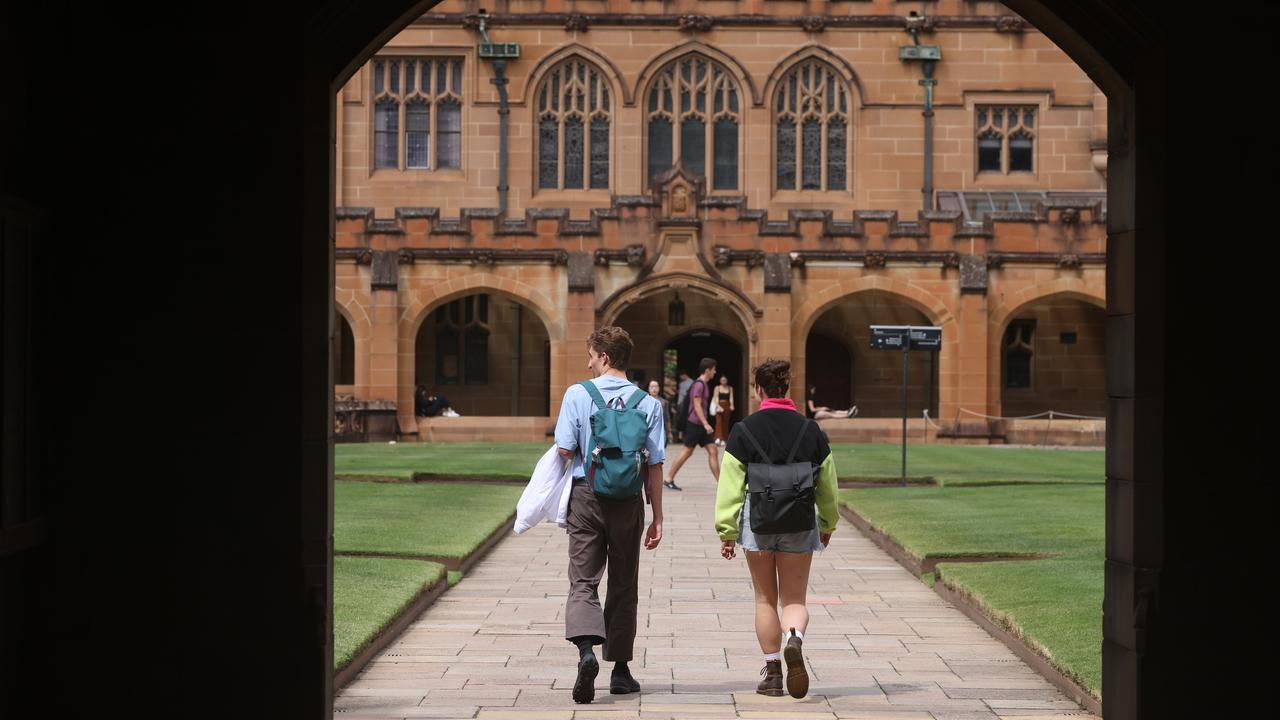 University students starting in 2024 will pay more for their degrees. Picture: NCA NewsWire / Damian Shaw