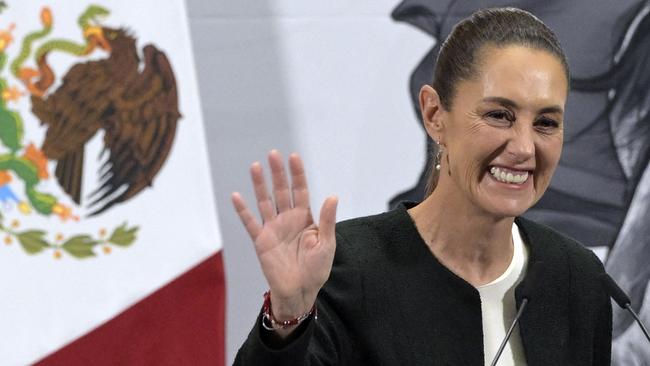 Mexico's President Claudia Sheinbaum. Picture: Alfredo Estrella/AFP