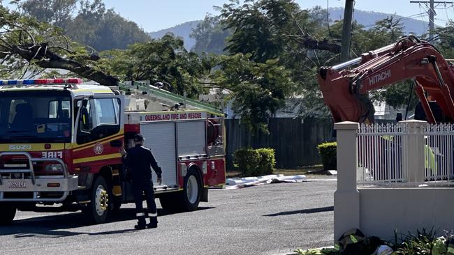 Emergency services at the scene of a fire which destroyed the Oasis Church on Glenmore Road, Park Avenue, overnight. Crews were called at 2am on August 27, 2023.