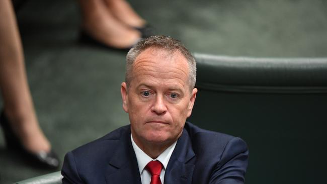 Leader of the Opposition Bill Shorten during Question Time in the House of Representatives at Parliament House in Canberra, Thursday, December 6, 2018. (AAP Image/Mick Tsikas) NO ARCHIVING