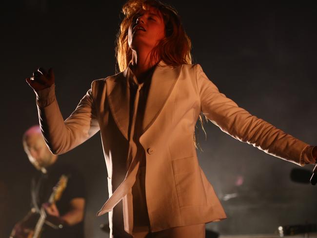 Feeling it /// Florence and the Machine performing live at the State Theatre. Picture: Tim Hunter.