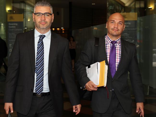 Lawyers Elias Matouk and Simon Joyner. Picture: Jane Dempster