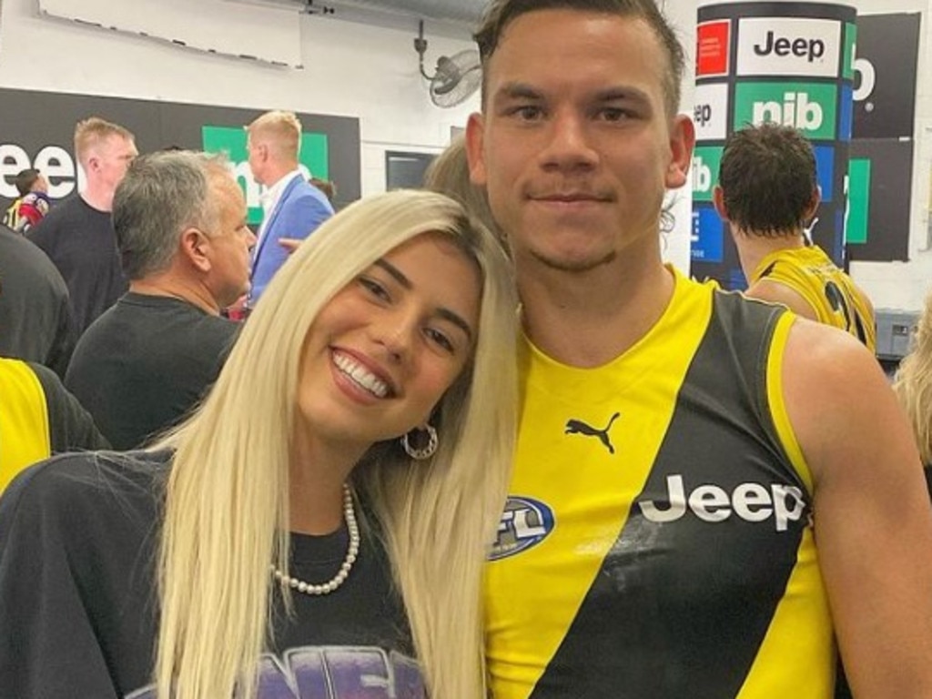 Rioli’s girlfriend Paris Lawrence was reportedly subjected to “inappropriate” behaviour by another patron.