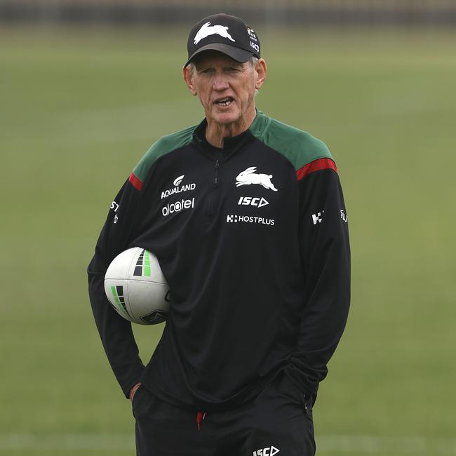 South Sydney’s famously taciturn coach Wayne Bennett. Picture: Phil Hillyard