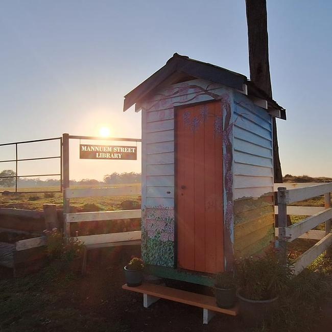 Mannuem Community Street Library was created to honour Ms Jackson’s mum. Picture: Facebook