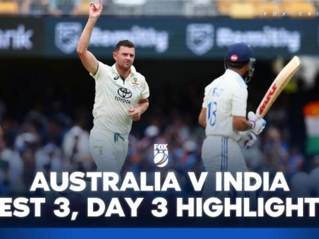 AUS v India – 3rd Test, Day 3 Highlights