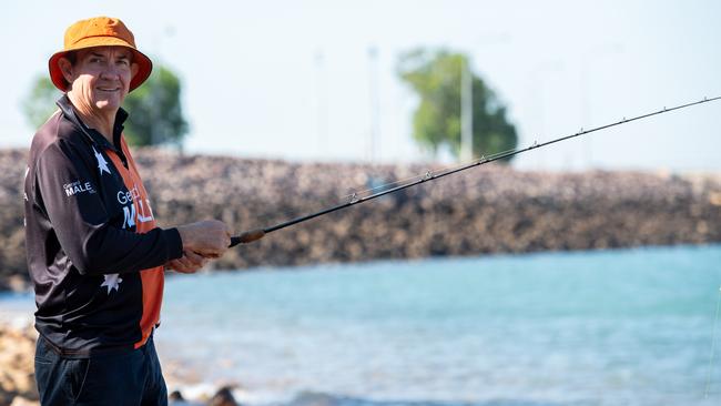 Minister for Recreational Fishing Gerard Maley has joined in celebrating nine recipients of the Northern Territory Recreation Fishing Grants. Picture: Pema Tamang Pakhrin