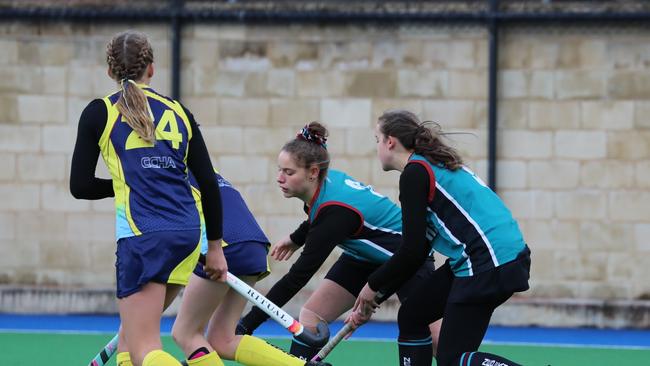 Top youngsters competing at the NSW U15 state hockey championships. Pic: ClickInFocus