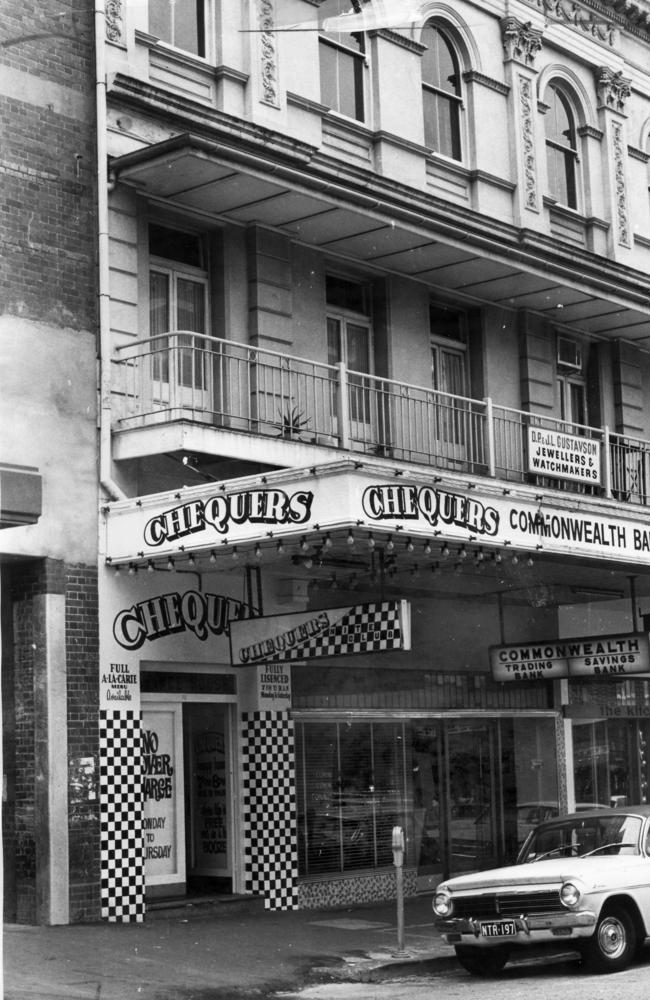 Nightclub Copies Chequers nightclub Elizabeth St Brisbane in 1973.