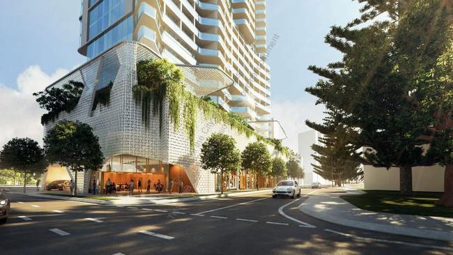 The 25 storey building proposed for 140 Marine Parade.